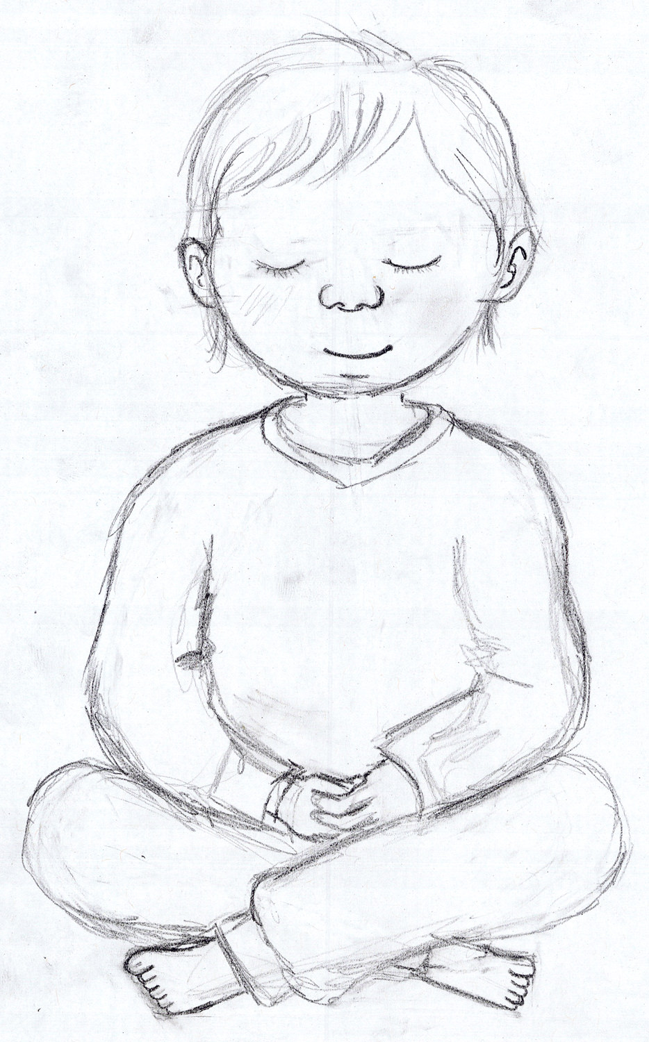 Stille Meditation Kind