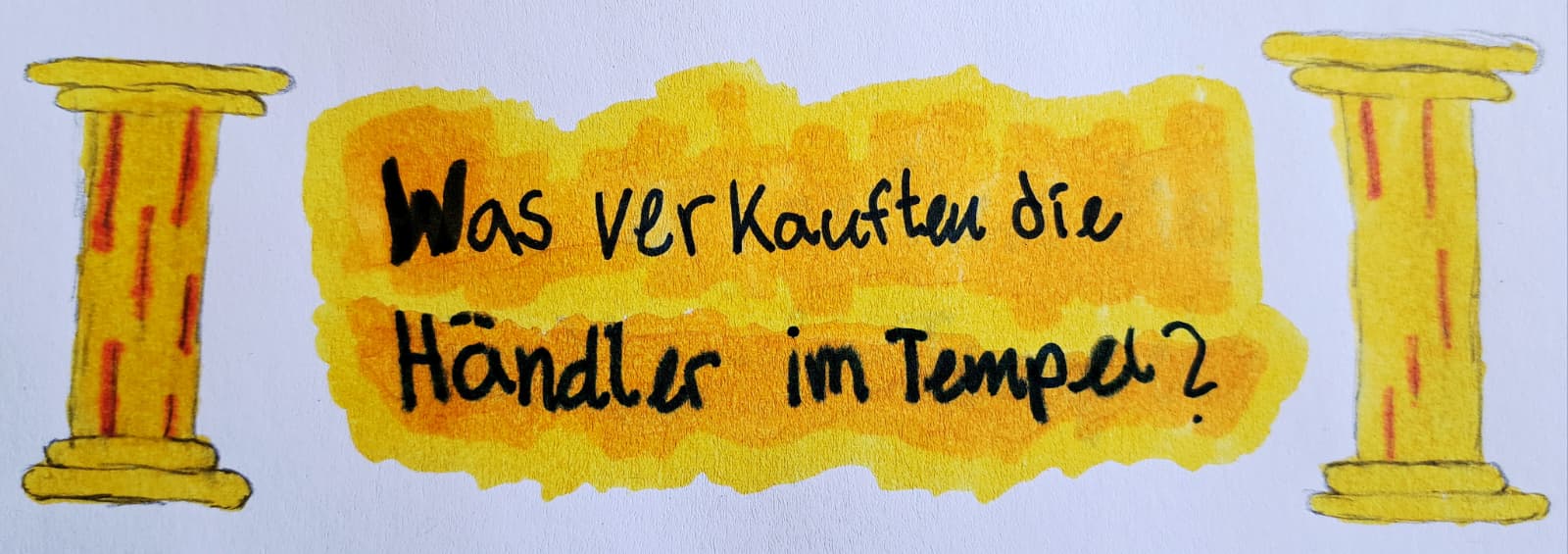 Was verkauften die Händler im Tempel?
